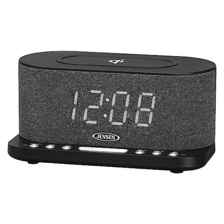 Dual Alarm Clock Radio with Wireless Qi Charging MPN:QICR-50