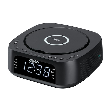 Dual Alarm Clock Radio w/ MP3 CD Player MPN:JCR-375