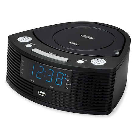 CD Player w/ AM/FM Alarm Clock Radio MPN:JCR-390