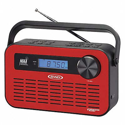 Portable Weather Radio Red MPN:JEP-250