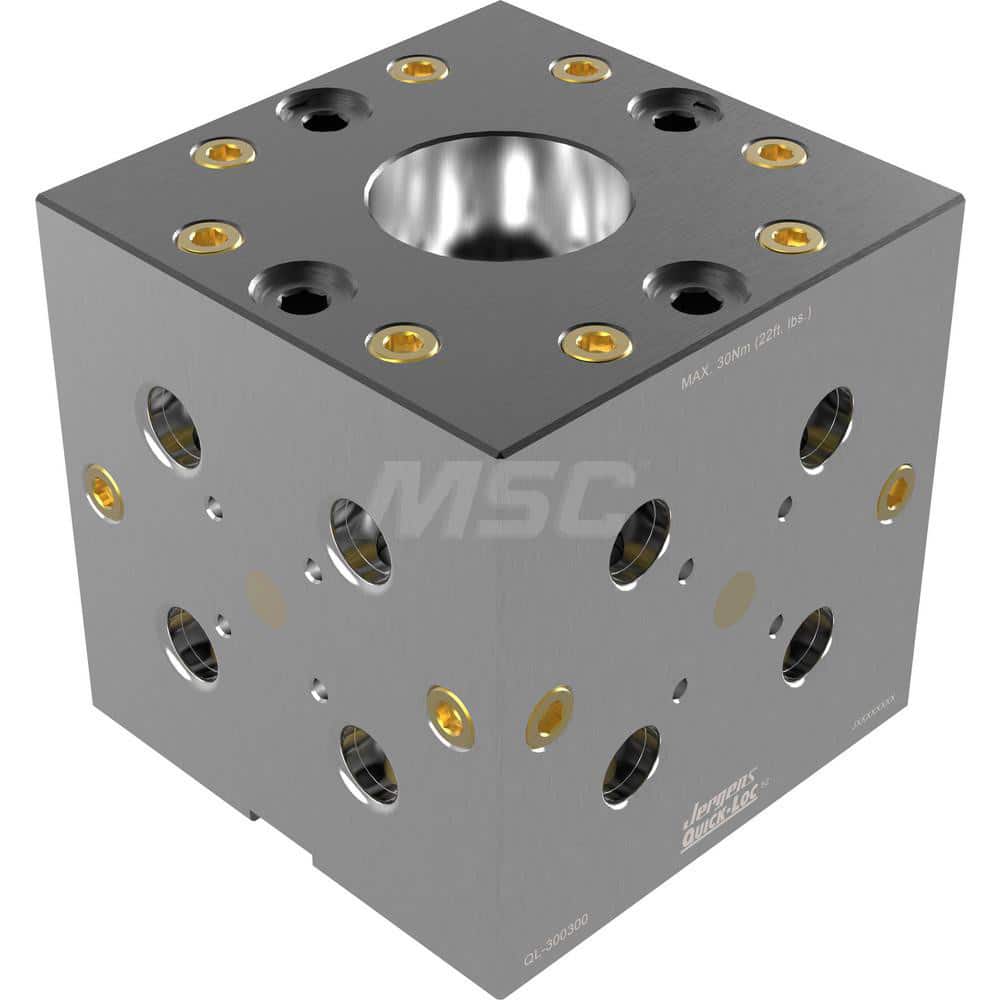 Fixture Columns, Column Shape: Cube , Square Size: 125.0 , Overall Height: 125mm , Material: Alloy Steel  MPN:QL-300300