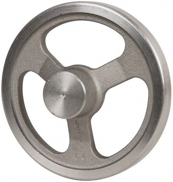 Spoked Offset Handwheel: Aluminum, Plain Finish MPN:22101