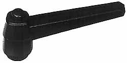 Tapped Adjustable Clamping Handle: 10-24 x 3/8