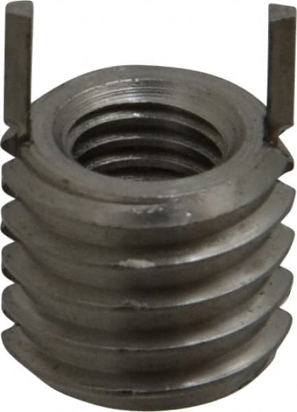 Thread Locking Insert: 1/4-28 Internal Thread, 7/16-14 External Thread, UNF, 0.37