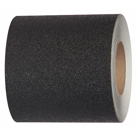 Coarse Grade Anti Slip Roll Embossed Vinyl, Adhesive: Acrylic Black, 6