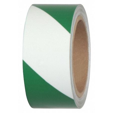 Safety Grade Egress Tape Film: Polyester, Adhesive: Acrylic Photoluminescent, Stripe: Green, 2