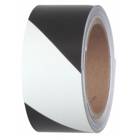 Safety Grade Egress Tape Film: Polyester, Adhesive: Acrylic Photoluminescent, Stripe: Black, 2
