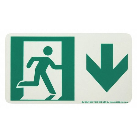Running Man Down Arrow MPN:50R-1SN-D