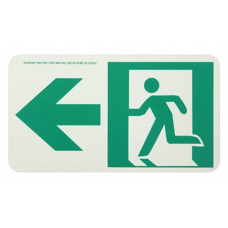 Running Man Left Arrow MPN:50R-1SN-L