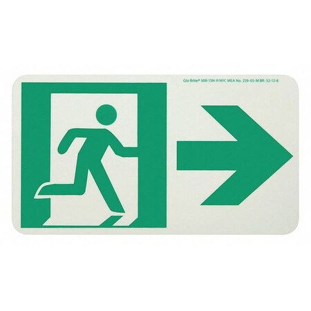 Running Man Right Arrow MPN:50R-1SN-R