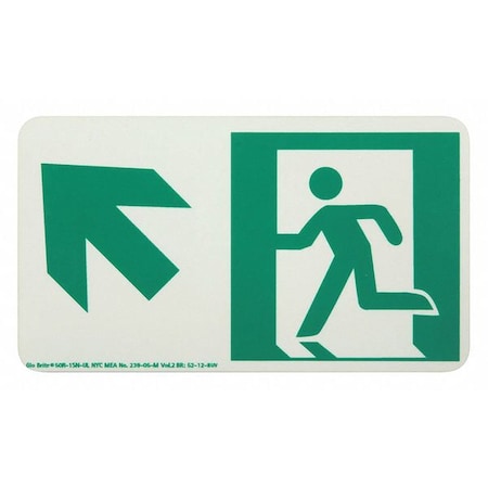 Running Man Up Left Arrow MPN:50R-1SN-UL
