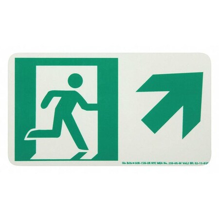 Running Man Up Right Arrow MPN:50R-1SN-UR