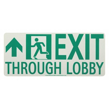 Lobby Exit Running Man Lft Forward Arrow MPN:50R-4SN-L