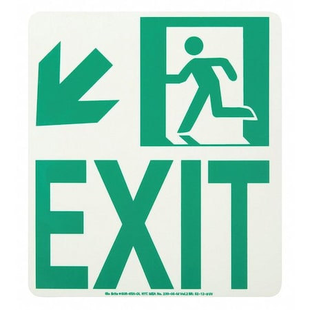 Exit Running Man Down Left Arrow MPN:50R-6SN-DL