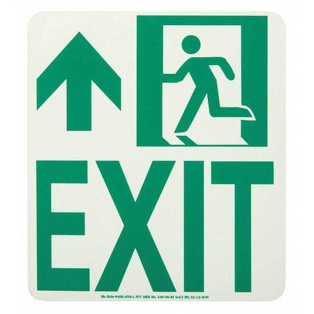Exit Left Running Man Forward Arrow MPN:50R-6SN-L