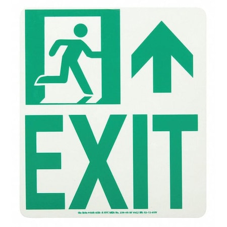 Exit Right Running Man Forward Arrow MPN:50R-6SN-R