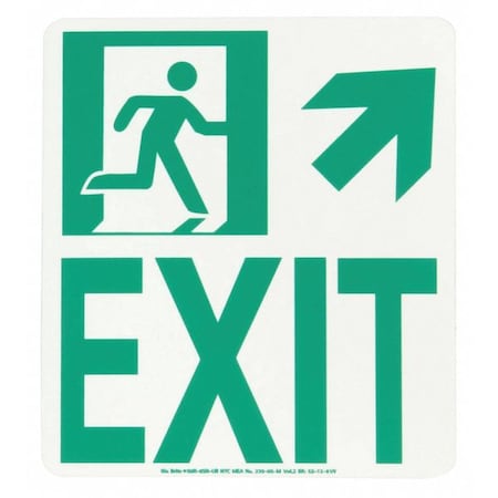 Exit Right Running Man Upper Right Arrow MPN:50R-6SN-UR