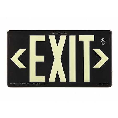 Exit, Black, PM100, Double Sided MPN:7092-B
