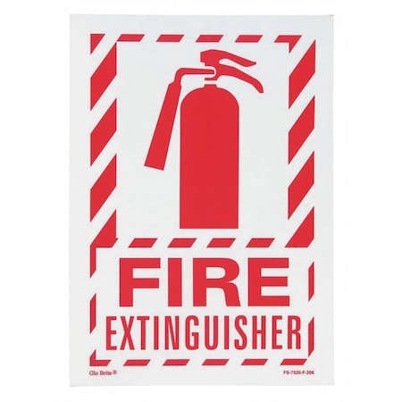 Fire Extinguisher, Red On PL, 10