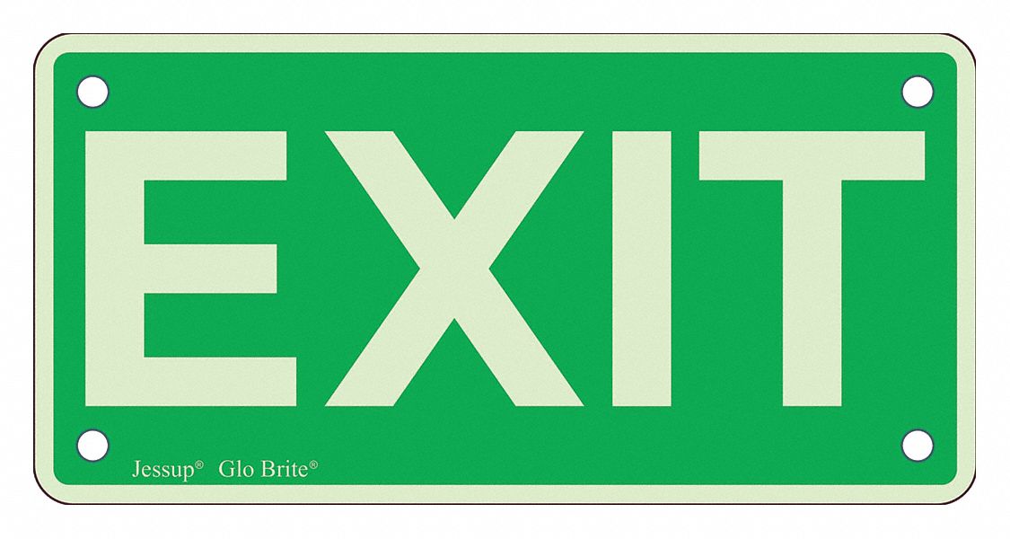 Safety Sign 3 in x 6 in Plastic MPN:GRAN14198