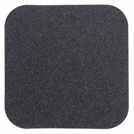 Commercial Grade Anti Slip Grit Tread Silicon Carbide, Adhesive: Rubber Black, 5-1/2