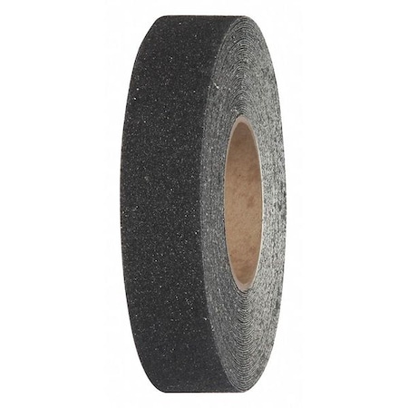 Heavy Duty Anti Slip Grit Tape Roll Silicon Carbide, Adhesive: Rubber Black, 1-1/2