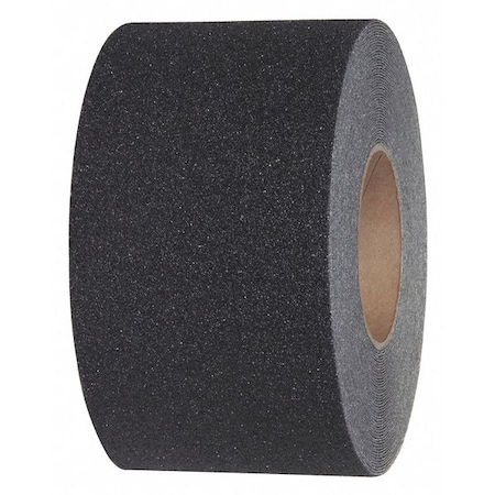 Heavy Duty Anti Slip Grit Tape Roll Silicon Carbide, Adhesive: Rubber Black, 4