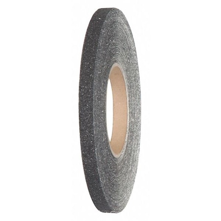 Heavy Duty Anti Slip Grit Tape Roll Silicon Carbide, Adhesive: Rubber Black, 1/2