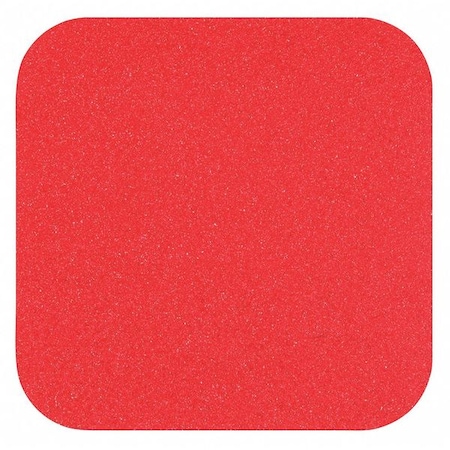 Commercial Grade Anti Slip Grit Tread Aluminum Oxide, Adhesive: Acrylic Safety Red, 5-1/2