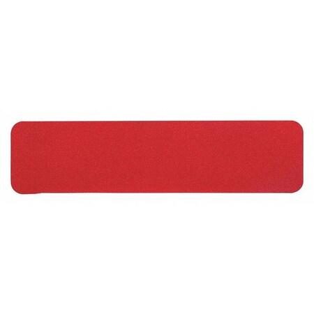 Commercial Grade Anti Slip Grit Tread Aluminum Oxide, Adhesive: Acrylic Safety Red, 6