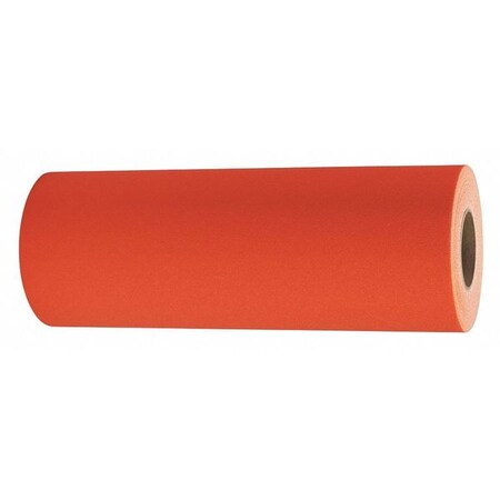 Commercial Grade Anti Slip Grit Roll Aluminum Oxide, Adhesive: Acrylic Safety Orange, 18