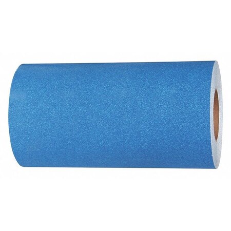 Commercial Grade Anti Slip Grit Roll Aluminum Oxide, Adhesive: Acrylic Light Blue, 12