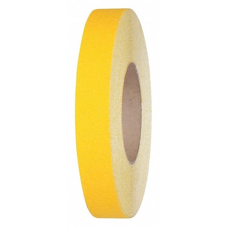 Commercial Grade Anti Slip Grit Roll Aluminum Oxide, Adhesive: Acrylic Safety Yellow, 1