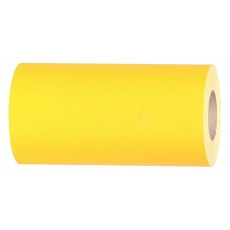 Commercial Grade Anti Slip Grit Roll Aluminum Oxide, Adhesive: Acrylic Safety Yellow, 12