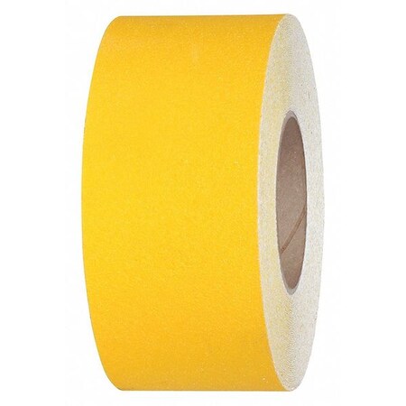 Commercial Grade Anti Slip Grit Roll Aluminum Oxide, Adhesive: Acrylic Safety Yellow, 3
