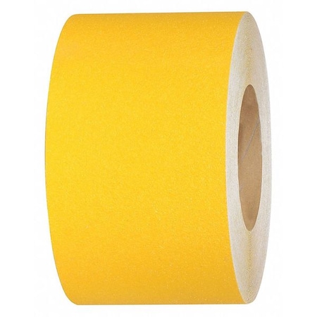 Commercial Grade Anti Slip Grit Roll Aluminum Oxide, Adhesive: Acrylic Safety Yellow, 4