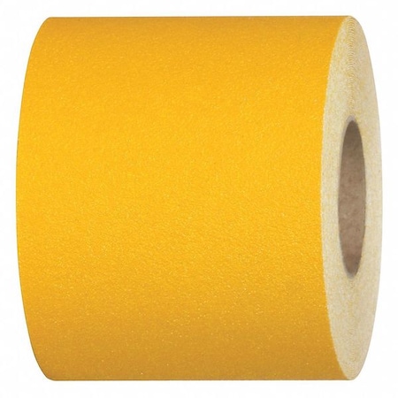 Mop Friendly Anti Slip Grit Roll Aluminum Oxide, Adhesive: Acrylic Yellow, 6
