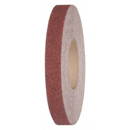 Commercial Grade Anti Slip Grit Roll Aluminum Oxide, Adhesive: Acrylic Brick Red, 1