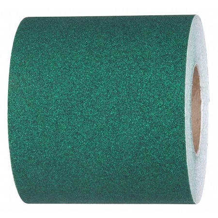 Commercial Grade Anti Slip Grit Roll Aluminum Oxide, Adhesive: Acrylic Green, 6