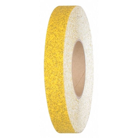 Commercial Grade Anti Slip Grit Roll Aluminum Oxide, Adhesive: Acrylic Speckled Yellow, 1