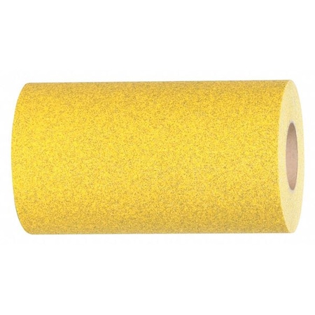 Commercial Grade Anti Slip Grit Roll Aluminum Oxide, Adhesive: Acrylic Speckled Yellow, 12