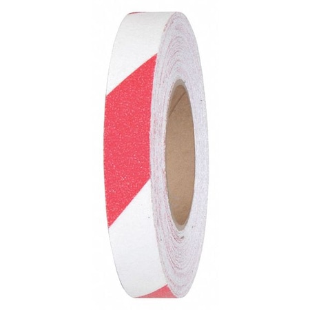 Anti Slip Grit Tape Roll Aluminum Oxide, Adhesive: Acrylic Red/White, 1