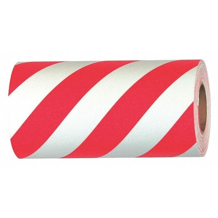 Anti Slip Grit Tape Roll Aluminum Oxide, Adhesive: Acrylic Red/White, 12