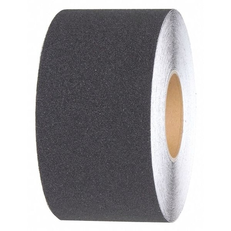 Mop Friendly Anti Slip Grit Roll Aluminum Oxide, Adhesive: Acrylic Black, 4