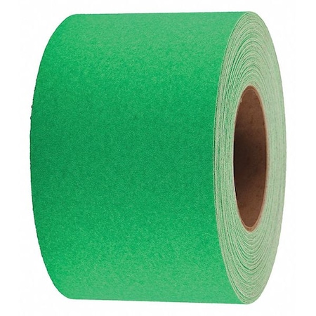 Anti Slip Grit Tape Roll Aluminum Oxide, Adhesive: Acrylic Neon Green, 4