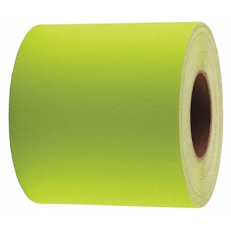 Anti Slip Grit Tape Roll Aluminum Oxide, Adhesive: Acrylic Neon Yellow, 6