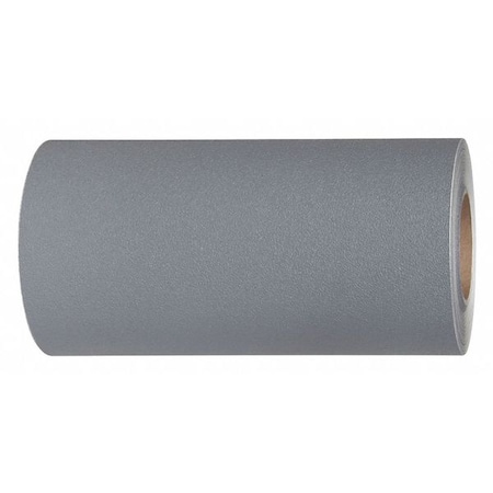 Anti Slip Medium Resilient Roll Vinyl, Adhesive: Acrylic Gray, 12