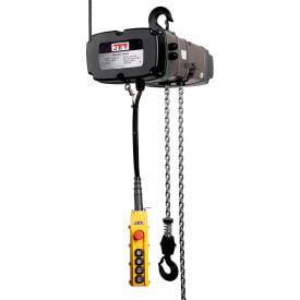 JET® TS050-015 Electric Chain Hoist w/ Trolley & 4 Button Pendant 1/2 Ton Cap. 15' Lift 460V JT9-144002K
