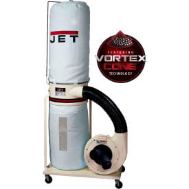 JET JT9-708657K Model DC-1100VX-BK 1.5HP 1-Phase 115/230V 30-Micron Dust Collector W/ Bag Filter Kit JT9-708657K