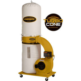 Powermatic PM9-1791078K Model PM1300TX-BK 1.75HP 1-Phase 115/230V 30-Micron Bag Dust Collection Kit PM9-1791078K